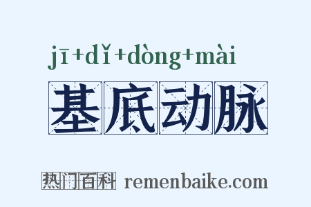 基底动脉是什么意思的图片